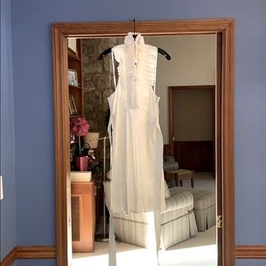 White halter BCBG short dress